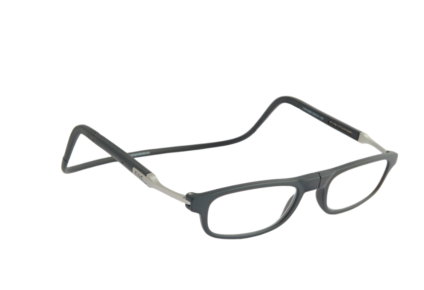 Occhiale da lettura premontato con calamita CLIC FLEX RECTANGULAR nero opaco - VARI POTERI - immagine 3