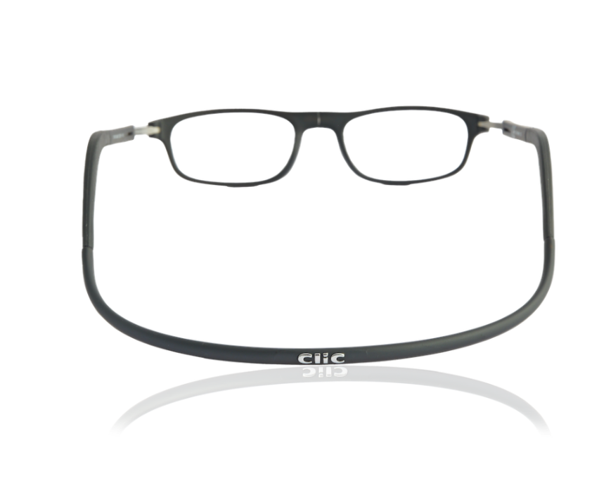 Occhiale da lettura premontato con calamita CLIC FLEX RECTANGULAR nero opaco - VARI POTERI - immagine 5