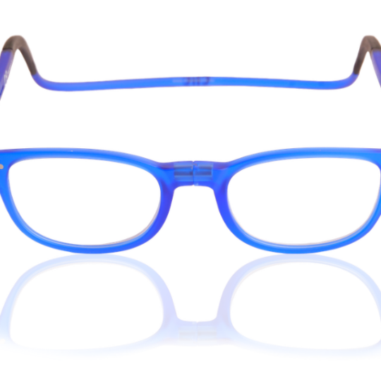 Occhiale da lettura premontato con calamita CLIC FLEX WALLSTREET blu opaco - VARI POTERI